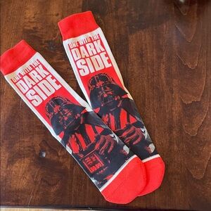 NWOT Star Wars Dark Side Socks